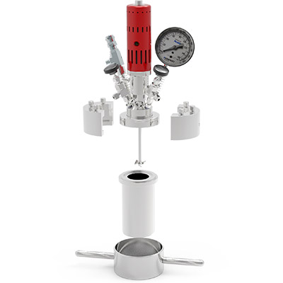 快開機(jī)械攪拌反應(yīng)釜結(jié)構(gòu)分解圖